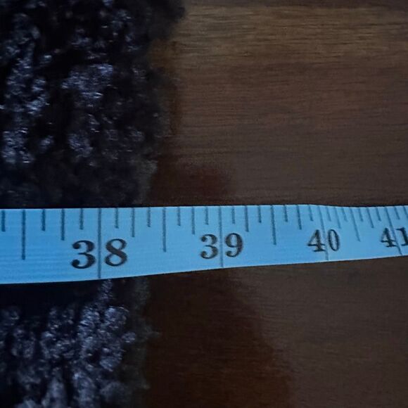 Jane Post $795 Curly Lamb Jane Coat black womens XL NWT - Picture 14 of 14